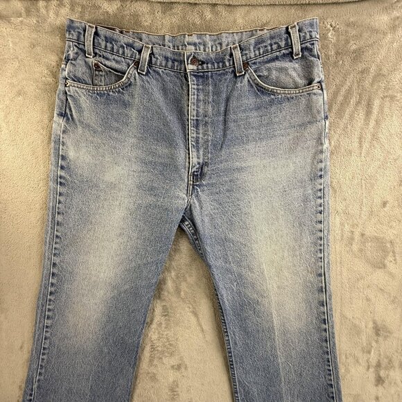 Vintage Levis 517 Jeans Mens 40x30 Blue Orange Tab Made in USA Straight Leg 90s - Picture 12 of 16